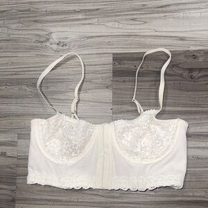 Aerie White Lace Bralette
